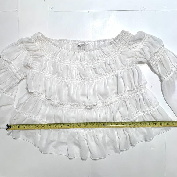 Cato Off The Shoulder Peasant Blouse - Picture 2 of 6